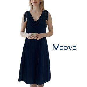 Anthropologie Maeve Navy Dress Size 2